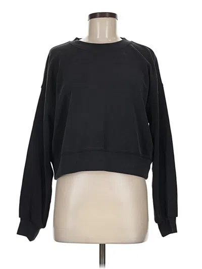 Pre-owned Lululemon Athletica Sweatshirt In Black