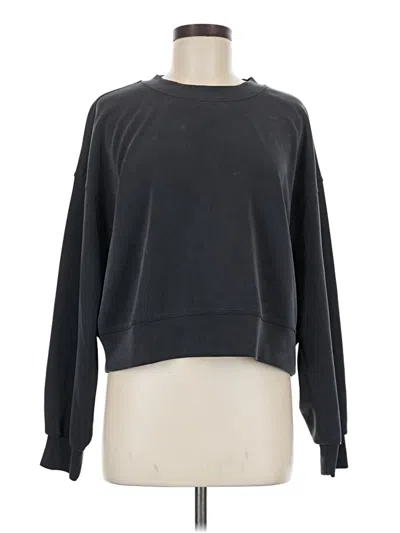 Pre-owned Lululemon Athletica Sweatshirt In Black