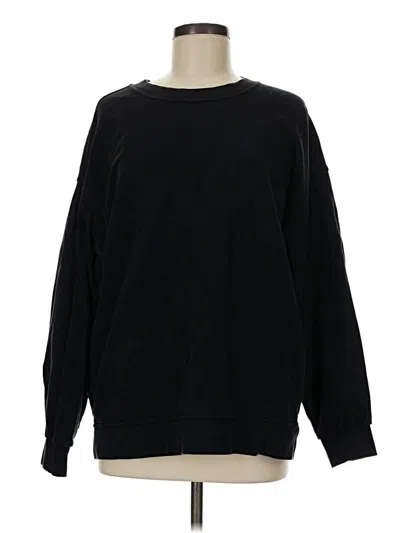 Pre-owned Lululemon Athletica Sweatshirt In Black