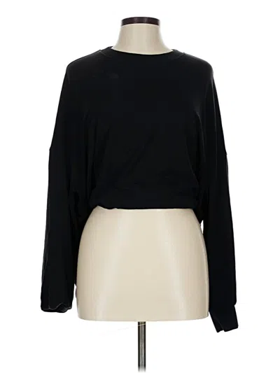 Pre-owned Lululemon Athletica Sweatshirt In Black