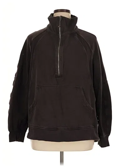 Pre-owned Lululemon Athletica Sweatshirt In Black