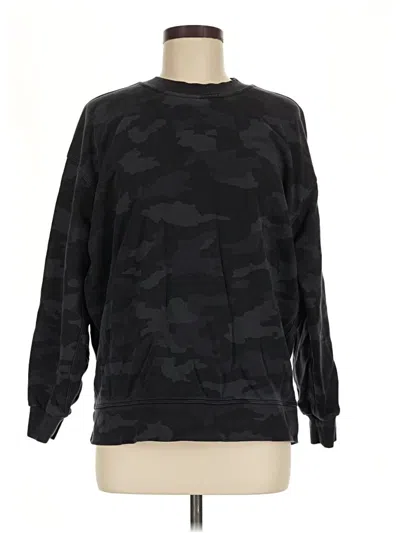 Pre-owned Lululemon Athletica Sweatshirt In Black