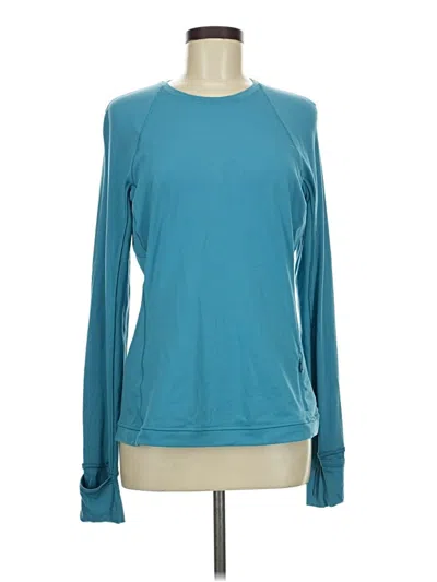 Pre-owned Lululemon Athletica Sweatshirt In Blue