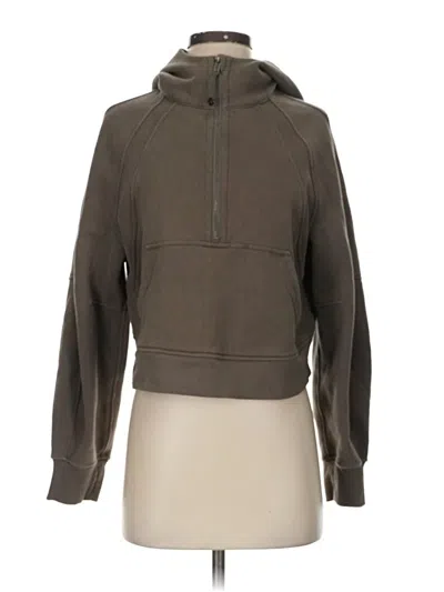 Pre-owned Lululemon Athletica Sweatshirt In Brown