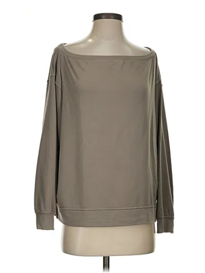 Pre-owned Lululemon Athletica Sweatshirt In Brown