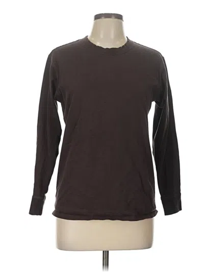 Pre-owned Lululemon Athletica Sweatshirt In Brown