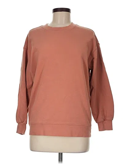 Pre-owned Lululemon Athletica Sweatshirt In Brown