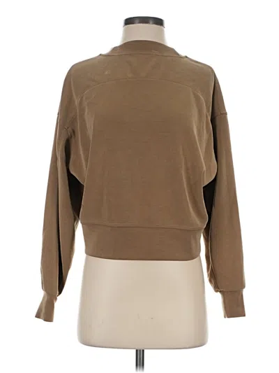 Pre-owned Lululemon Athletica Sweatshirt In Brown