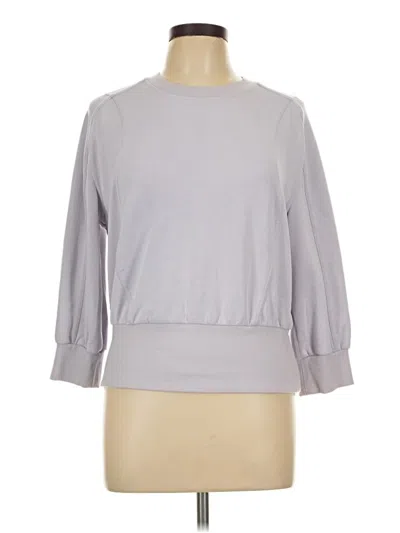 Pre-owned Lululemon Athletica Sweatshirt In Gray