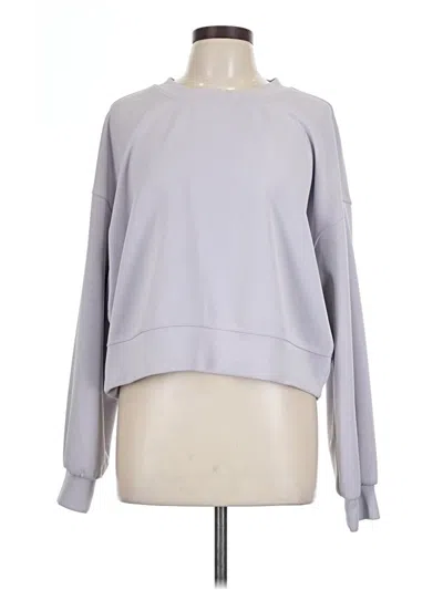 Pre-owned Lululemon Athletica Sweatshirt In Gray