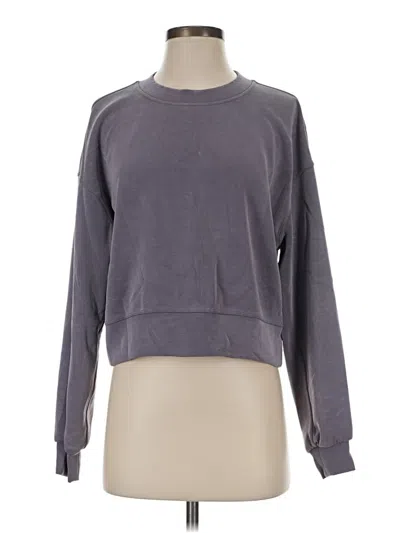 Pre-owned Lululemon Athletica Sweatshirt In Gray
