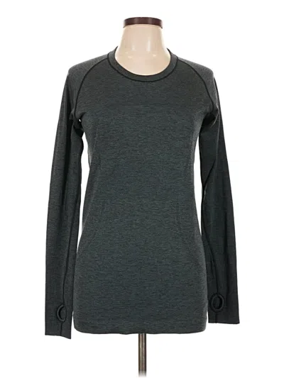 Pre-owned Lululemon Athletica Sweatshirt In Gray