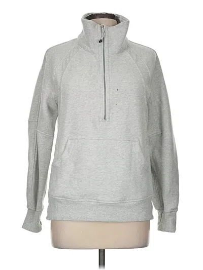 Pre-owned Lululemon Athletica Sweatshirt In Gray
