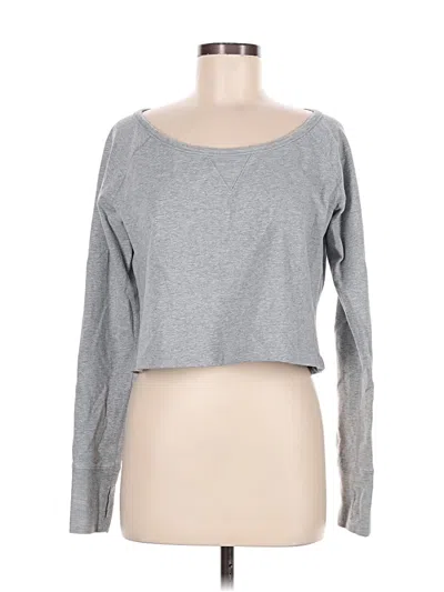 Pre-owned Lululemon Athletica Sweatshirt In Gray