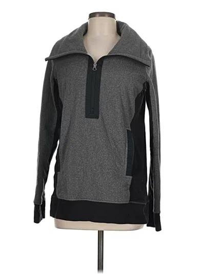 Pre-owned Lululemon Athletica Sweatshirt In Gray