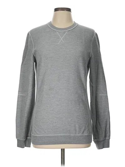 Pre-owned Lululemon Athletica Sweatshirt In Gray