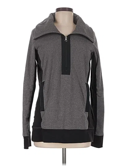 Pre-owned Lululemon Athletica Sweatshirt In Gray