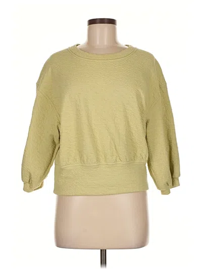 Pre-owned Lululemon Athletica Sweatshirt In Green