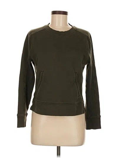Pre-owned Lululemon Athletica Sweatshirt In Green