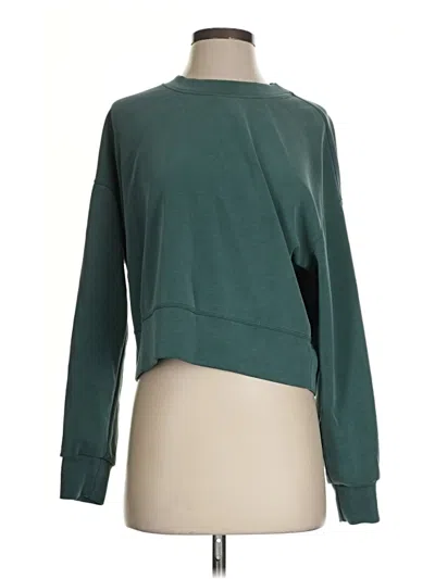 Pre-owned Lululemon Athletica Sweatshirt In Green