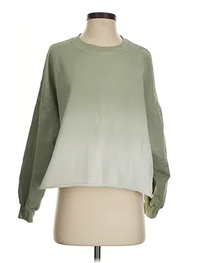Pre-owned Lululemon Athletica Sweatshirt In Green