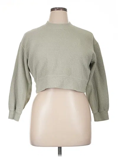 Pre-owned Lululemon Athletica Sweatshirt In Green
