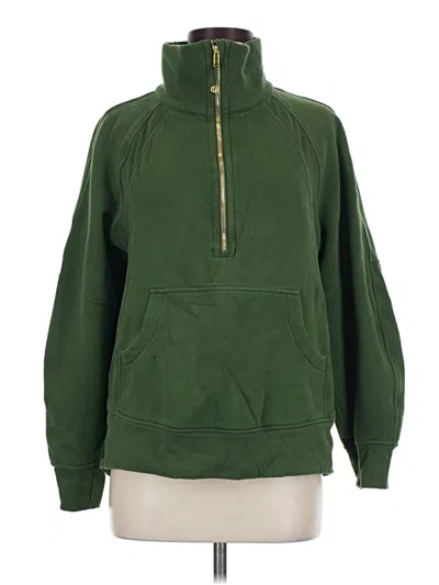 Pre-owned Lululemon Athletica Sweatshirt In Green
