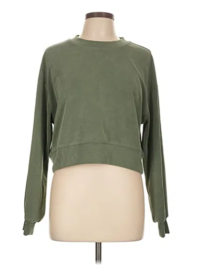 Pre-owned Lululemon Athletica Sweatshirt In Green