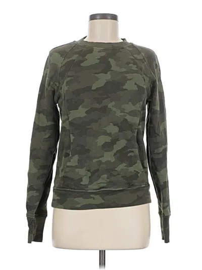 Pre-owned Lululemon Athletica Sweatshirt In Green