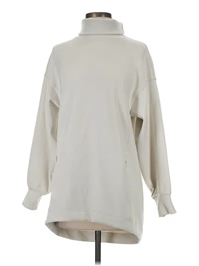 Pre-owned Lululemon Athletica Sweatshirt In Ivory