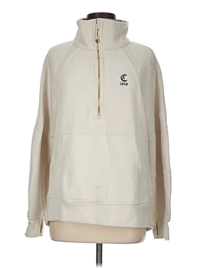 Pre-owned Lululemon Athletica Sweatshirt In Ivory
