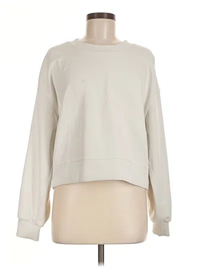 Pre-owned Lululemon Athletica Sweatshirt In Ivory