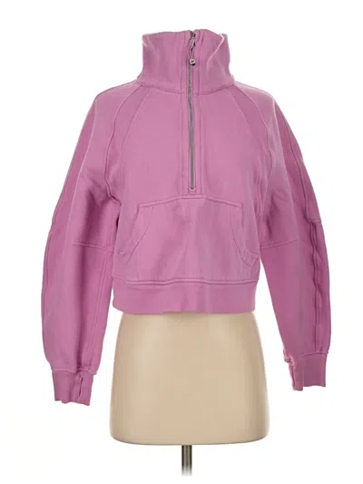 Pre-owned Lululemon Athletica Sweatshirt In Pink