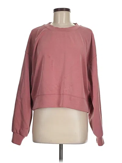 Pre-owned Lululemon Athletica Sweatshirt In Pink