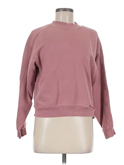 Pre-owned Lululemon Athletica Sweatshirt In Pink