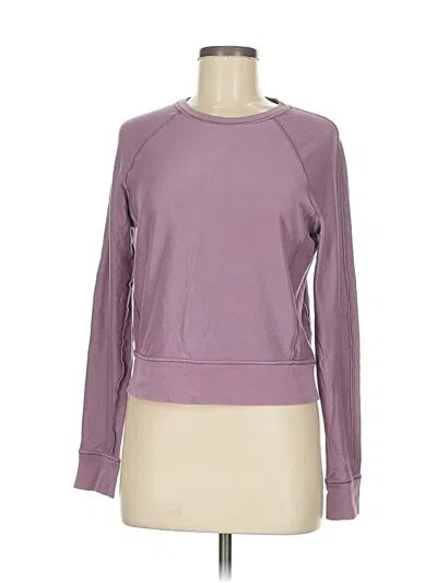 Pre-owned Lululemon Athletica Sweatshirt In Purple