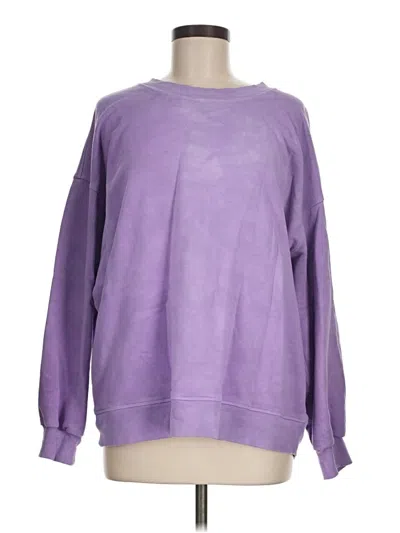 Pre-owned Lululemon Athletica Sweatshirt In Purple