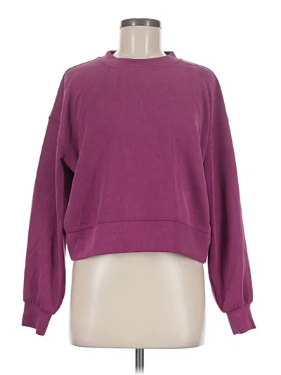 Pre-owned Lululemon Athletica Sweatshirt In Purple