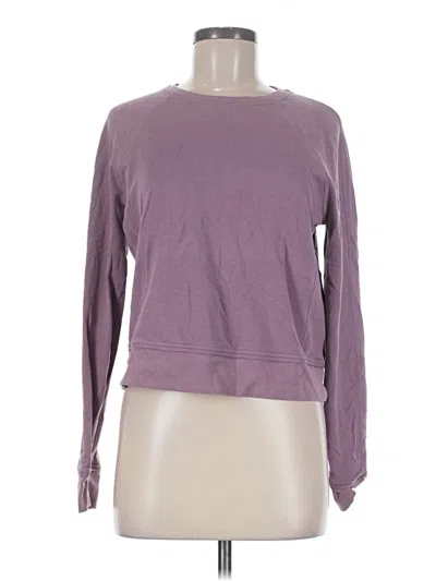 Pre-owned Lululemon Athletica Sweatshirt In Purple