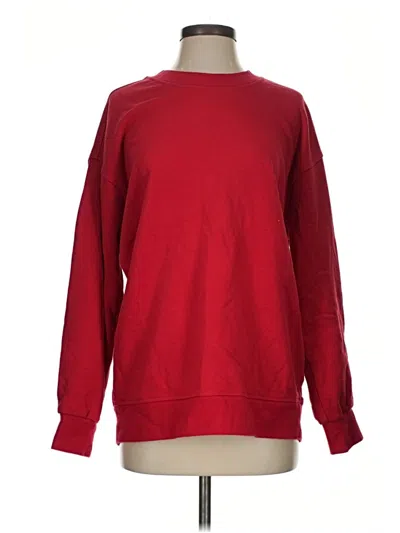 Pre-owned Lululemon Athletica Sweatshirt In Red