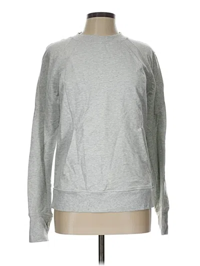 Pre-owned Lululemon Athletica Sweatshirt In Silver