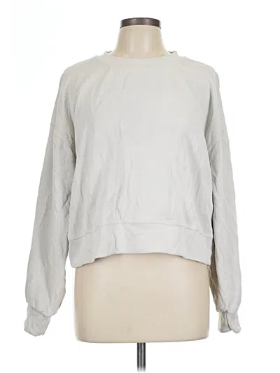 Pre-owned Lululemon Athletica Sweatshirt In Silver