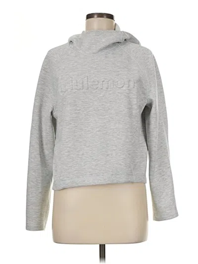 Pre-owned Lululemon Athletica Sweatshirt In Silver