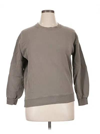 Pre-owned Lululemon Athletica Sweatshirt In Tan