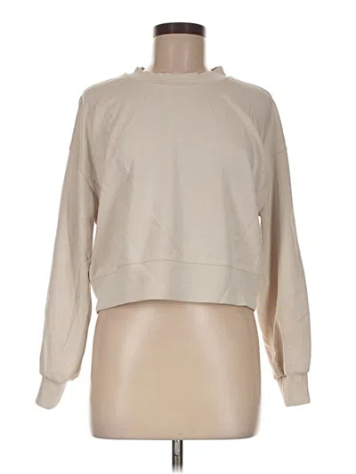 Pre-owned Lululemon Athletica Sweatshirt In Tan
