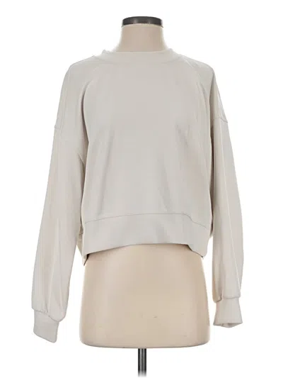 Pre-owned Lululemon Athletica Sweatshirt In Tan