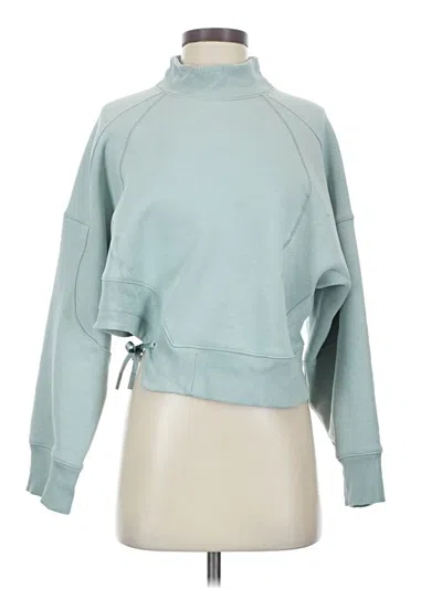 Pre-owned Lululemon Athletica Sweatshirt In Teal