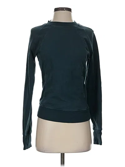 Pre-owned Lululemon Athletica Sweatshirt In Teal