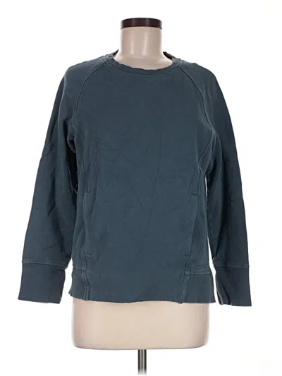 Pre-owned Lululemon Athletica Sweatshirt In Teal