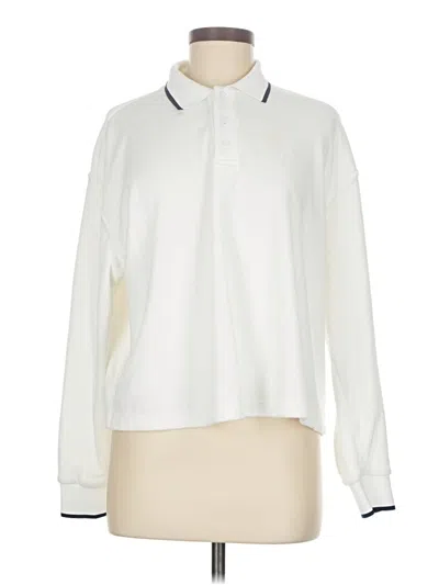 Pre-owned Lululemon Athletica Sweatshirt In White